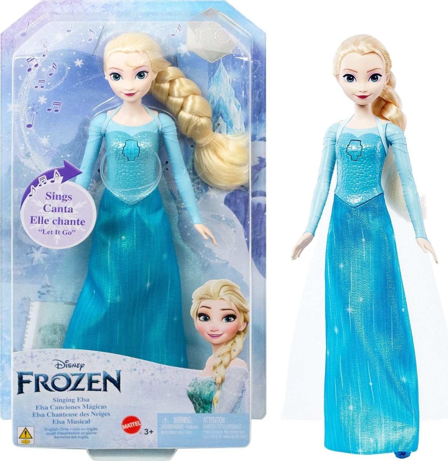 Мягкая кукла Эльза Холодное Сердце 2 Дисней - оригинальный Disney Frozen