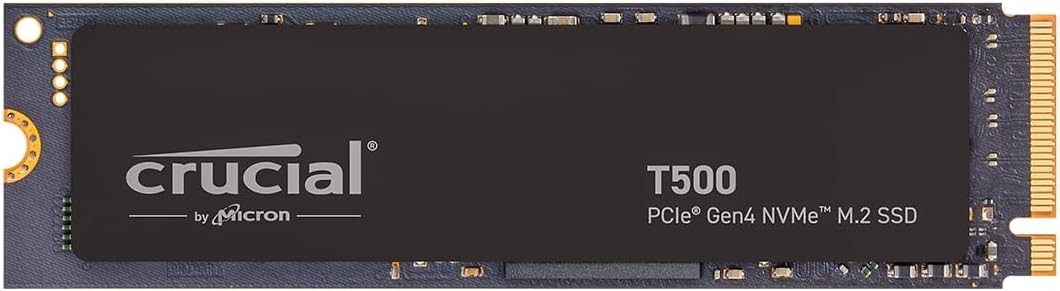 SSD диск Crucial T500 2TB PCIe Gen4 NVMe M.2 SSD, швидкість до 7300 MB ...