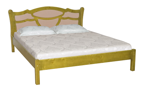 

Двуспальная кровать Л-253 Скиф 180х200 васаби, мокко