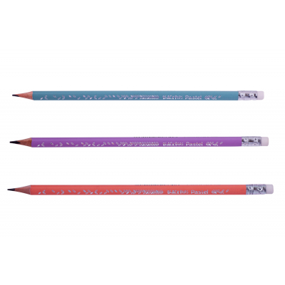 Карандаш графитный Maped BLACK PEPS, HB, с ластиком, PASTEL (MP.851730 ...