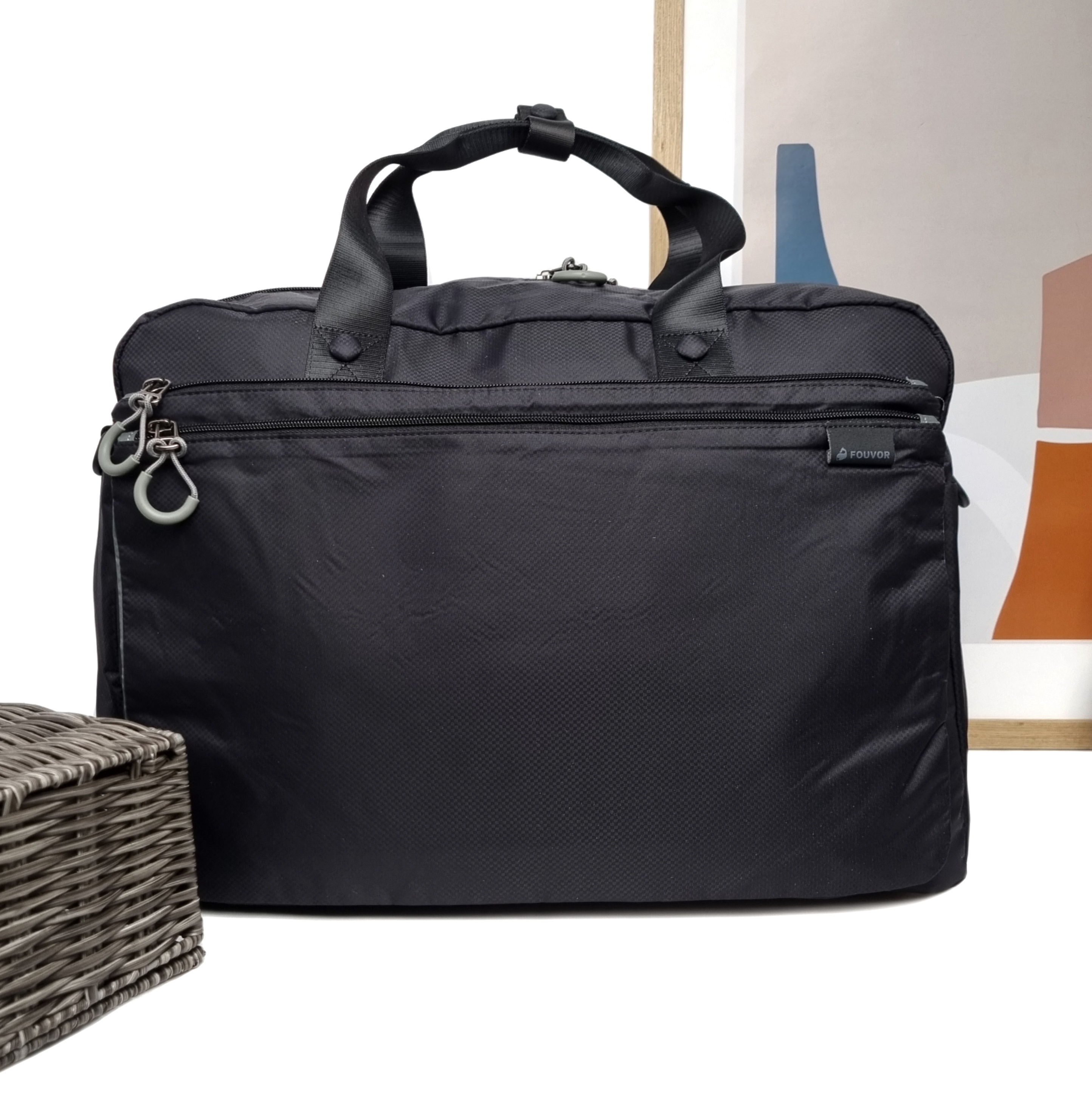 Сумка черная дорожная Fouvor полиэстер 2802-32 black от продавца: GoGo ...