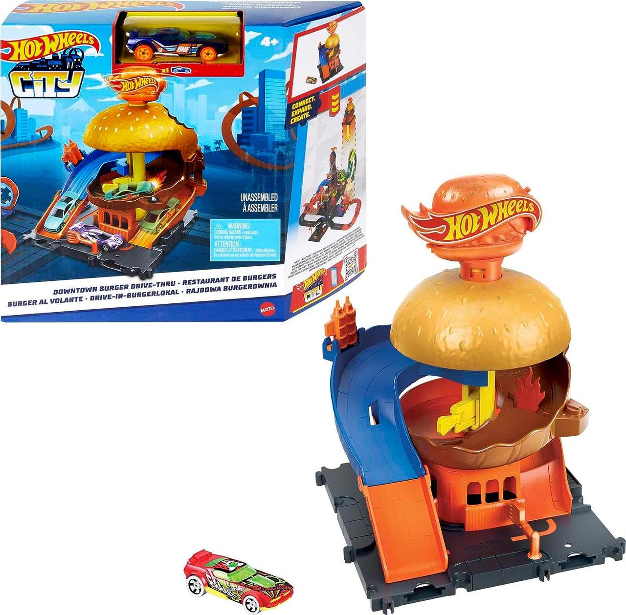 Игровой набор Хот Вилс Бургерна Hot Wheels City Burger HDR26 – фото,  отзывы, характеристики в интернет-магазине ROZETKA от продавца: OVD |  Купить в Украине: Киеве, Харькове, Днепре, Одессе, Запорожье, Львове