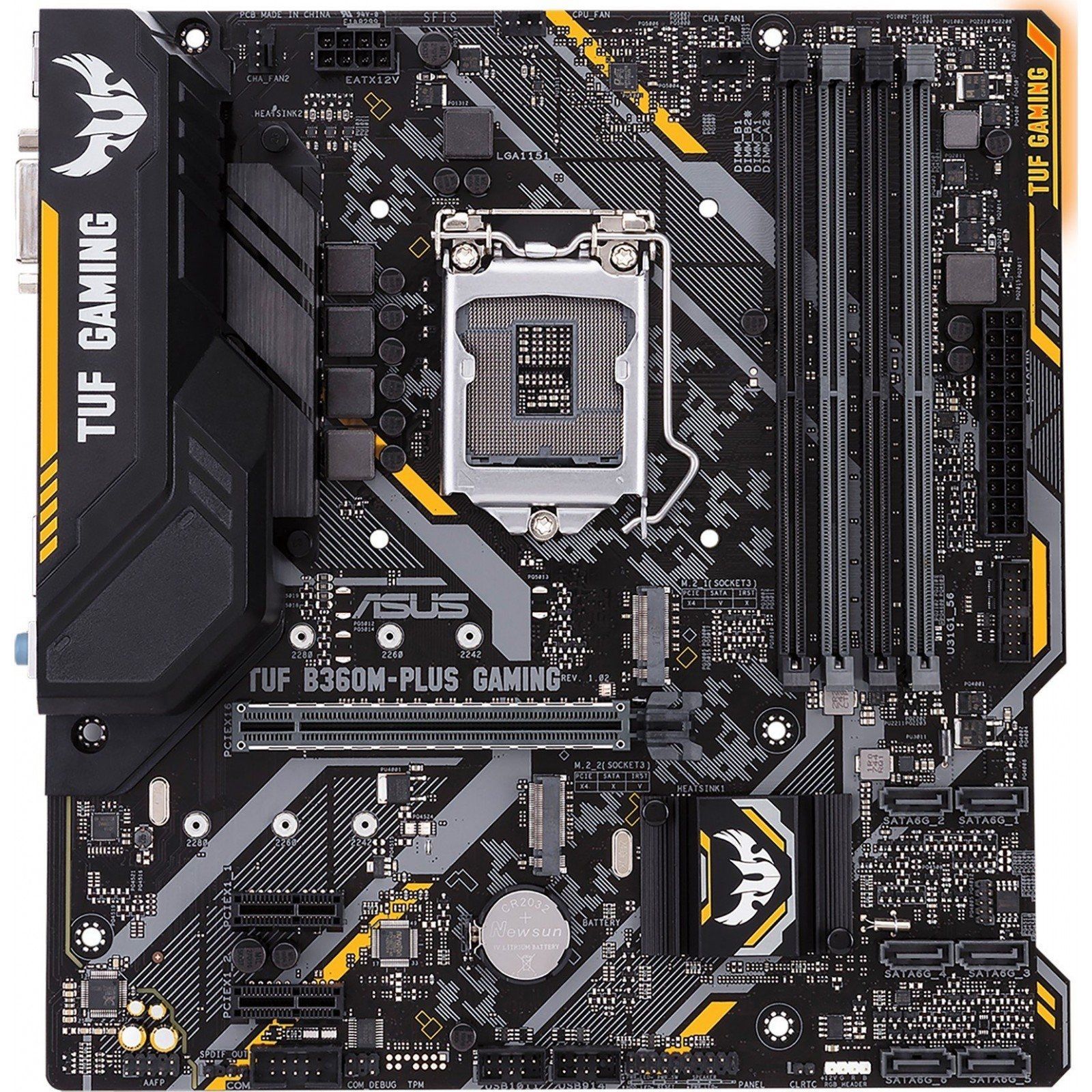 

Материнская плата ASUS TUF B360M-PLUS GAMING