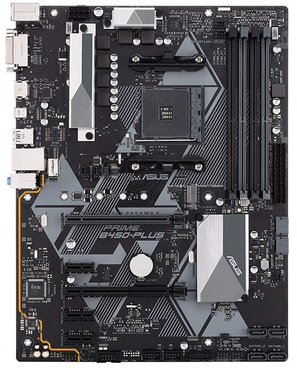 

Материнская плата Asus PRIME B450-PLUS (sAM4, AMD B450)