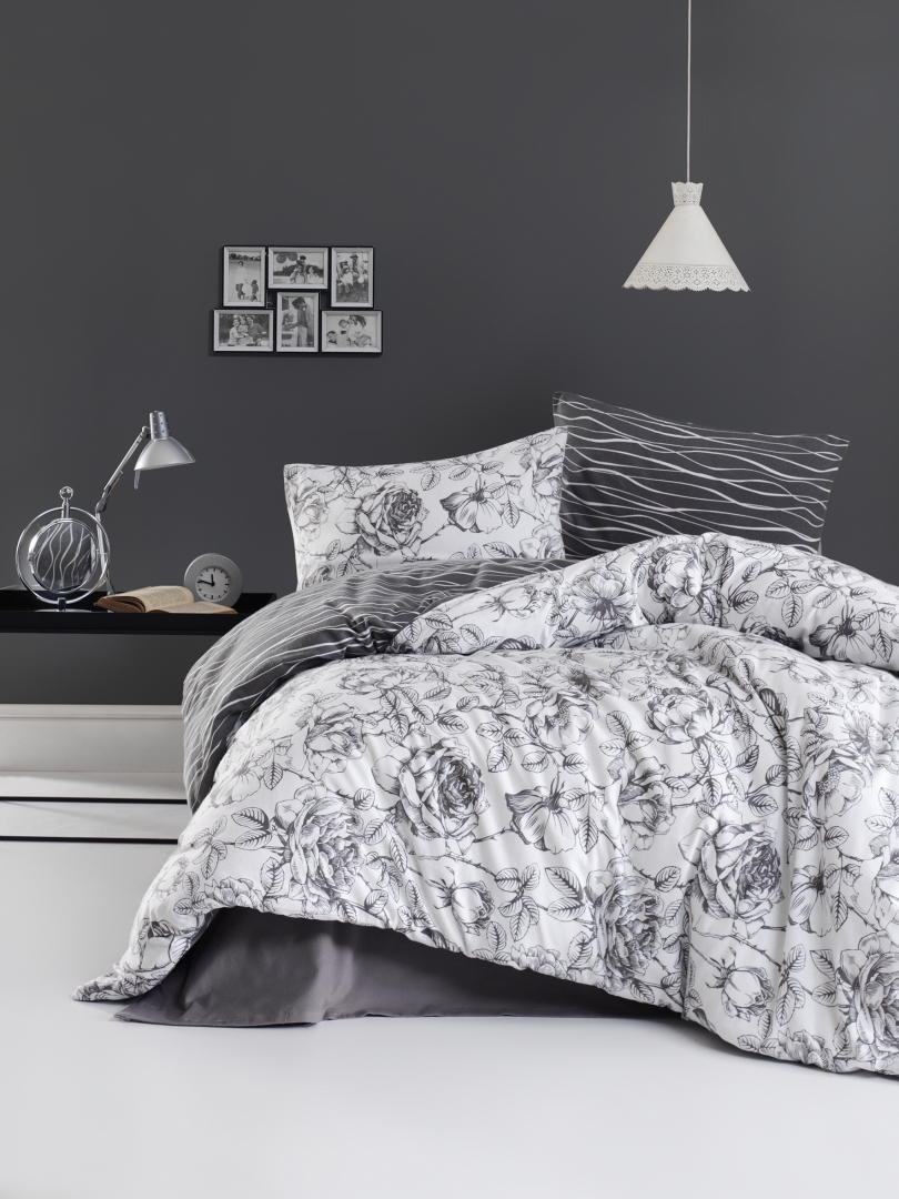 

Комплект постельного белья First Choice Фланель 200х220 "Rozen Gri"