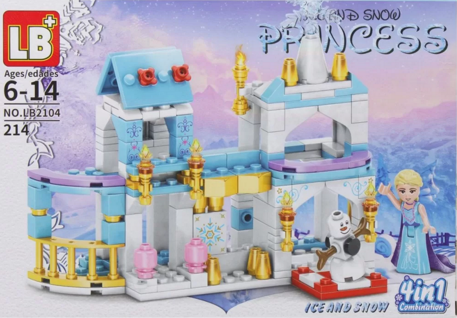 Конструктор для девочек Frozen Холодное сердце LB2104 "Ледяной дворец ...