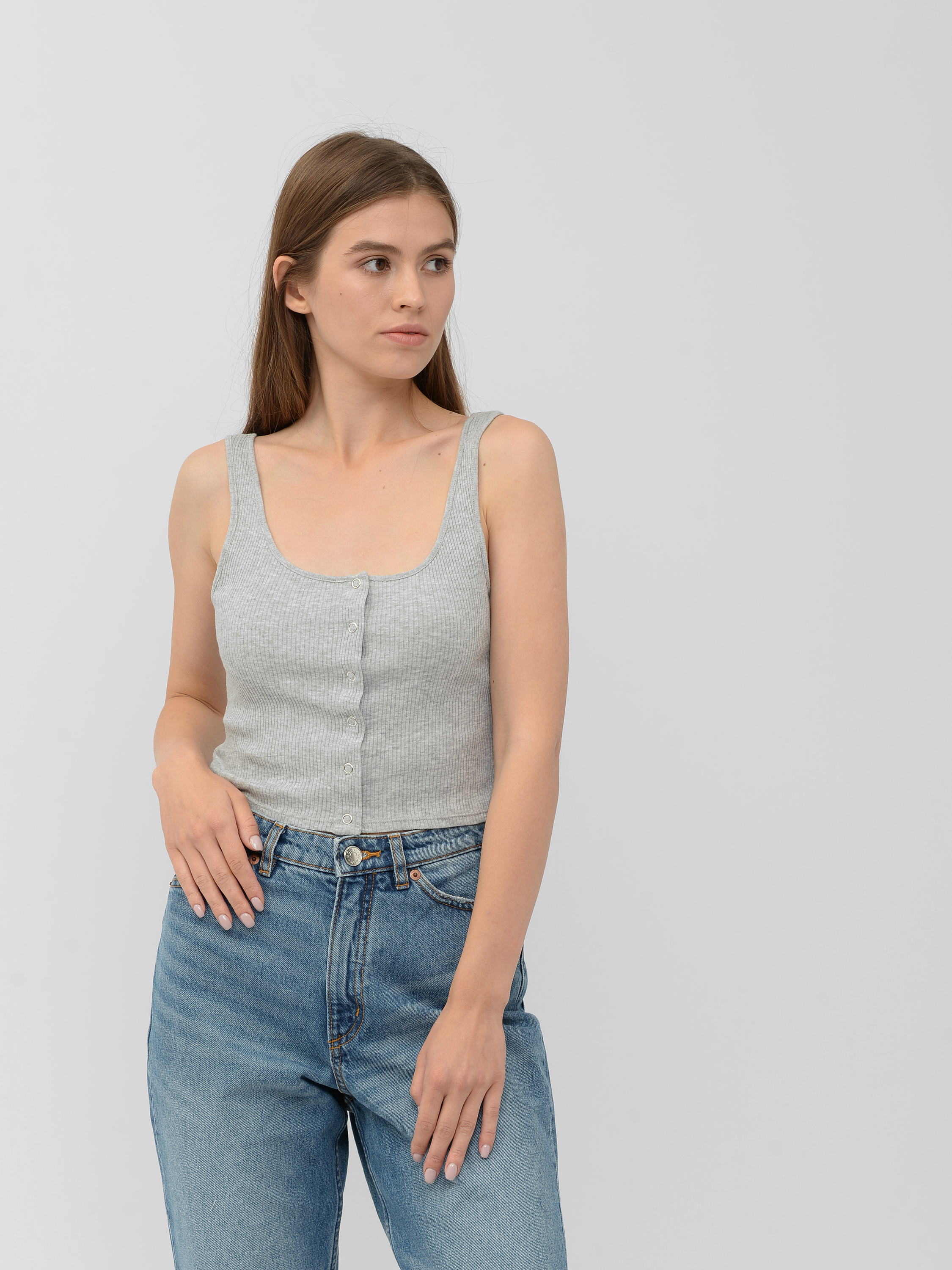 

Топ H&M S серый 2225885