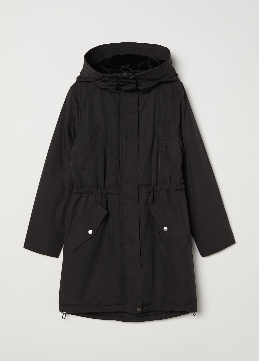 

Парка H&M  черный 6594628, Парка H&M 36 черный 6594628