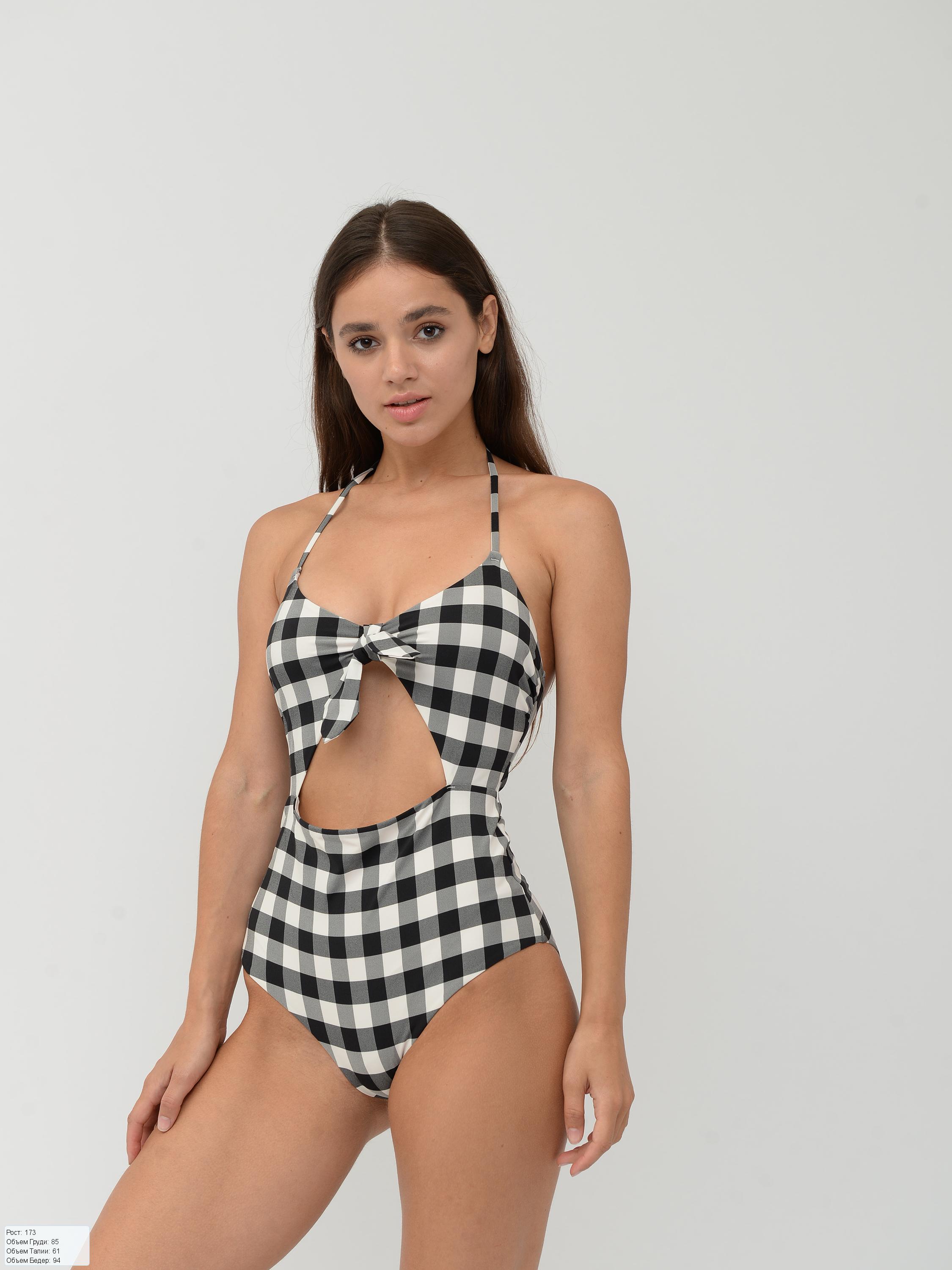 

Купальник Other Stories 38 черно белый клетка 6221658