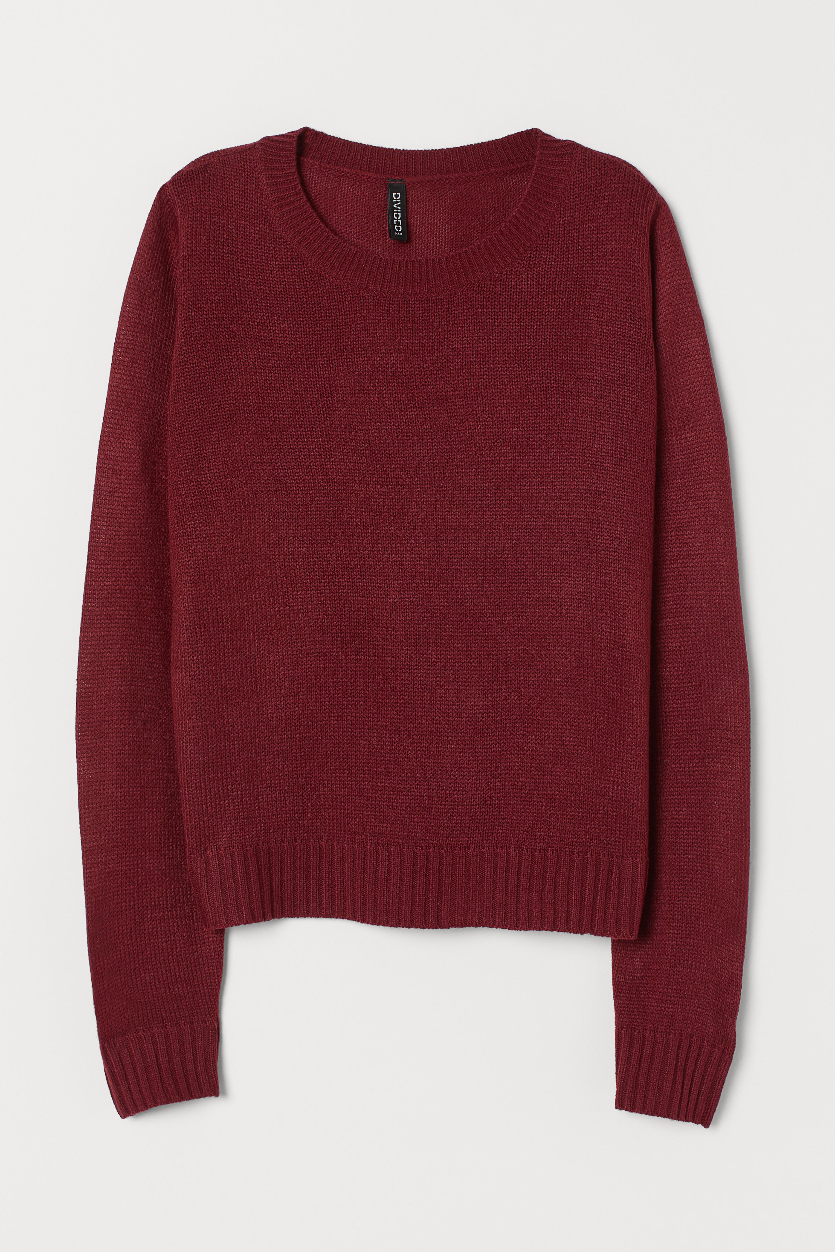 

Джемпер H&M XS бордовый 6798530