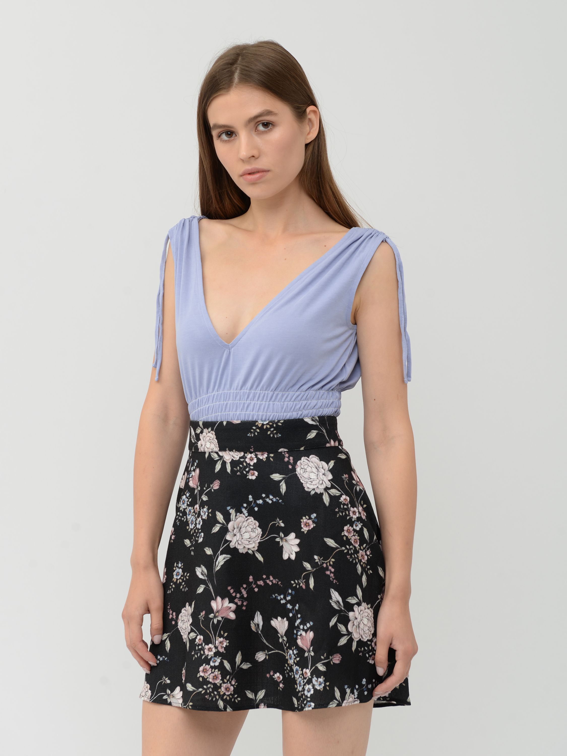 

Топ H&M S светло фиолетовый 321456