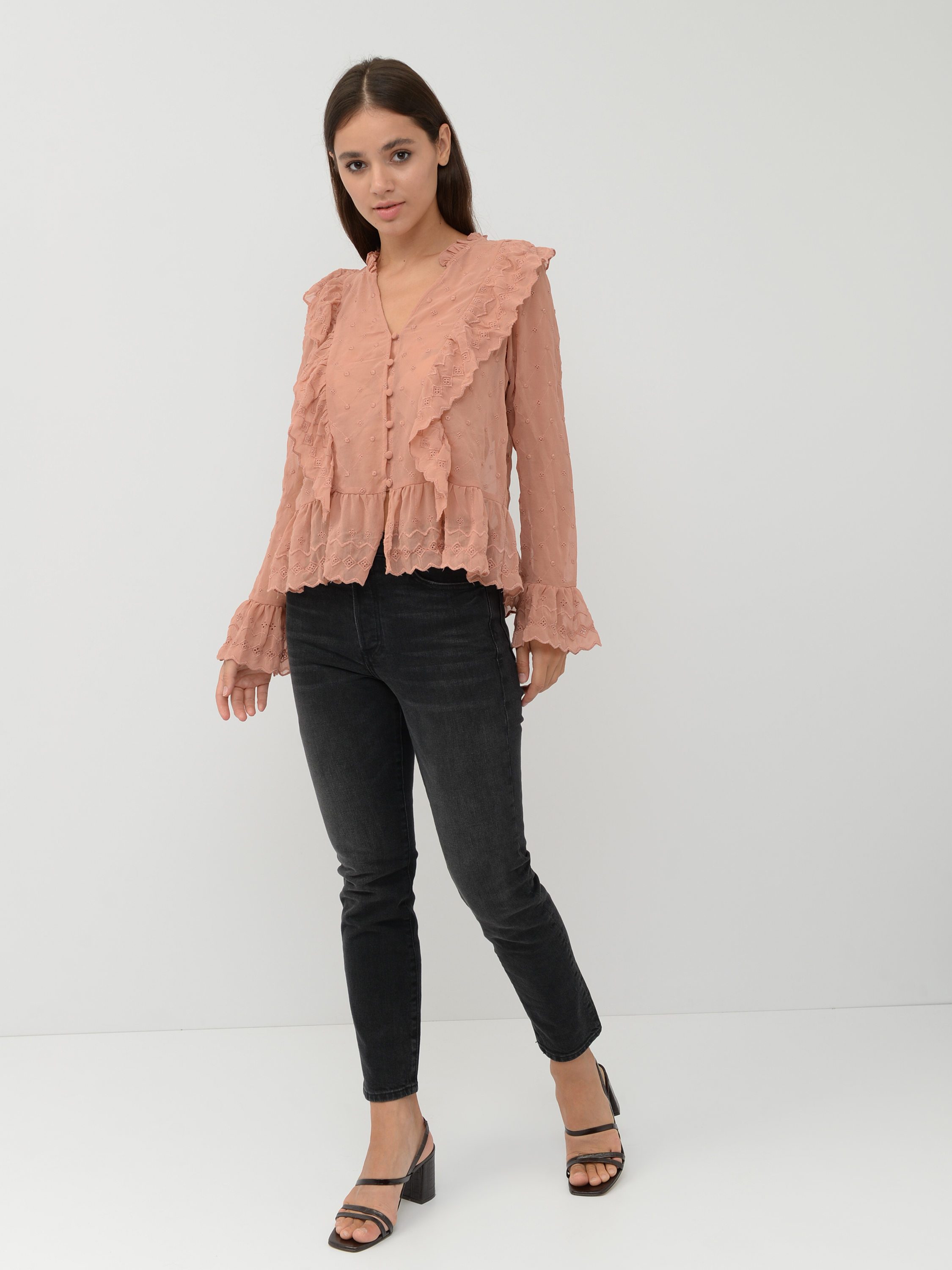 

Блуза H&M 40 розовый 2255446