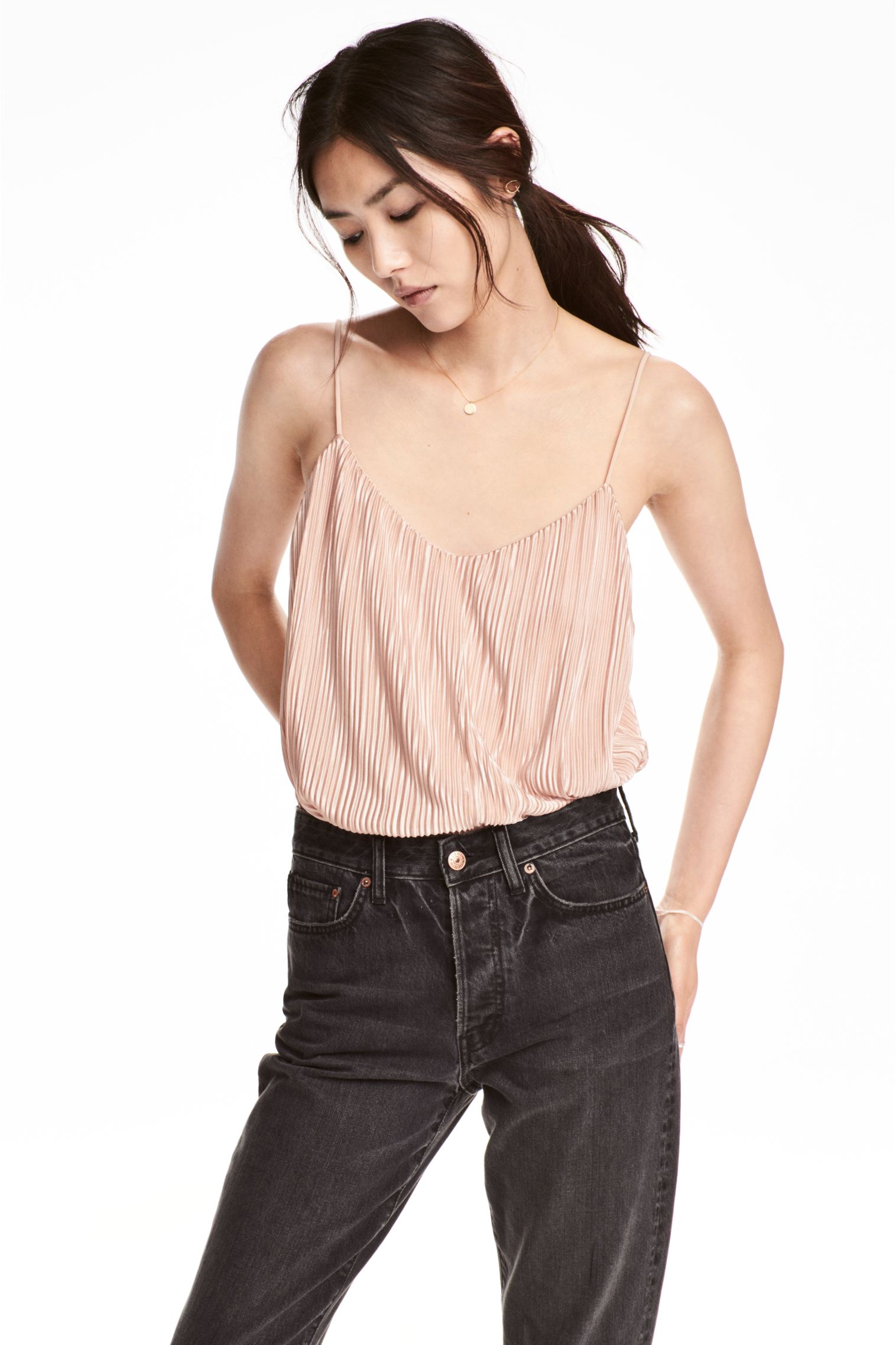 

Майка H&M L пудровый 5222835