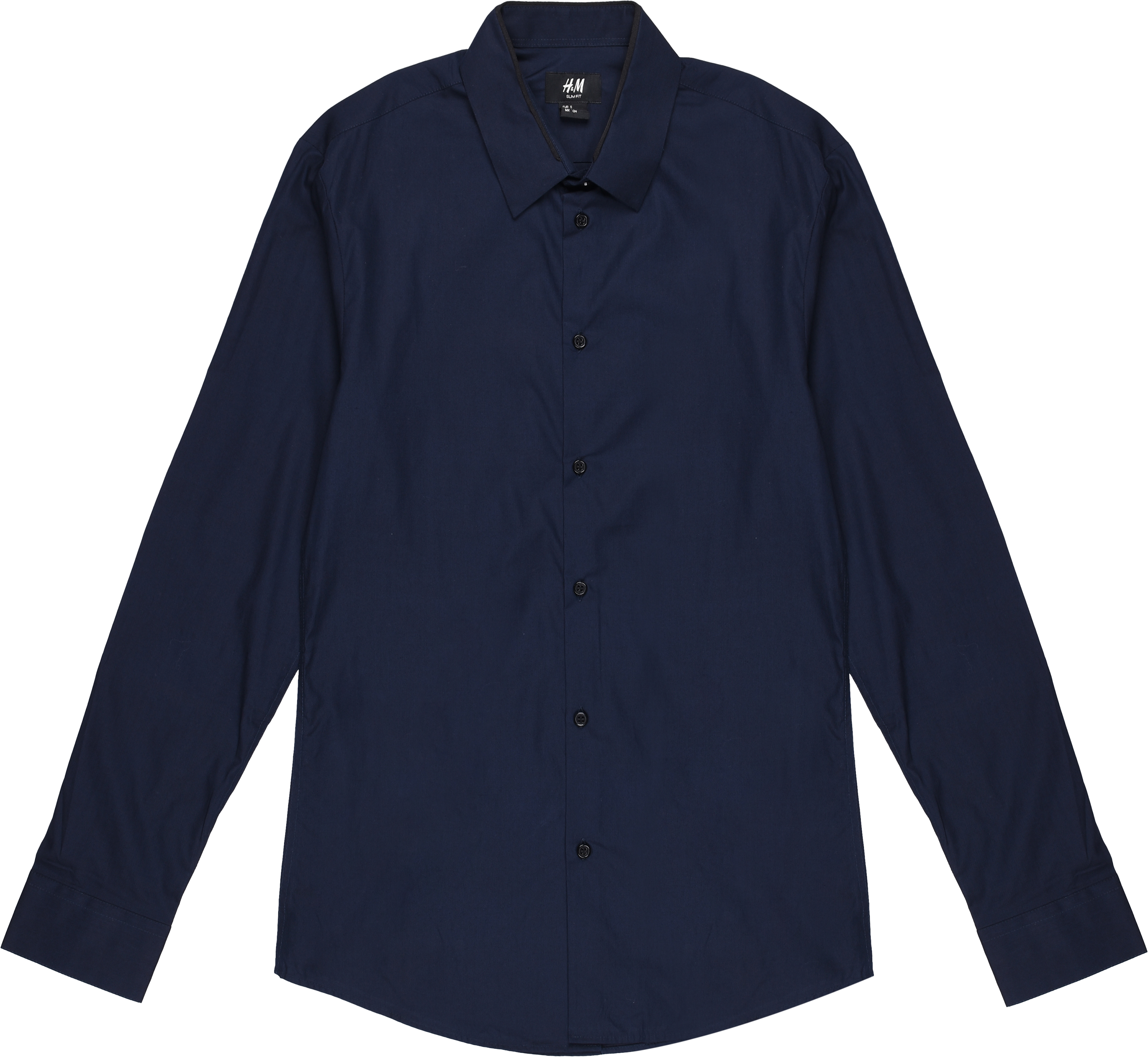 

Рубашка H&M S темно синий 6736398
