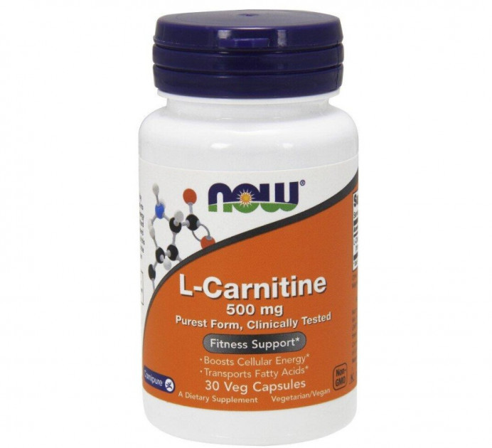 

Жиросжигатель NOW L-Carnitine 500 мг 30 капсул