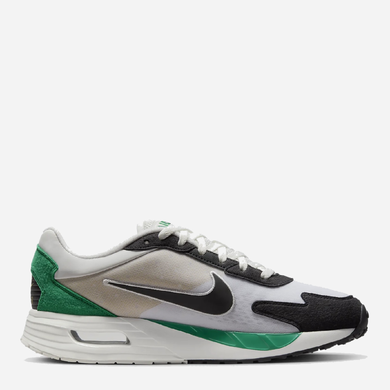 Акція на Чоловічі кросівки Nike Air Max Solo DX3666-102 40.5 (7.5US) 25.5 см Summit White/Black-Malachite-Saturn Gold від Rozetka