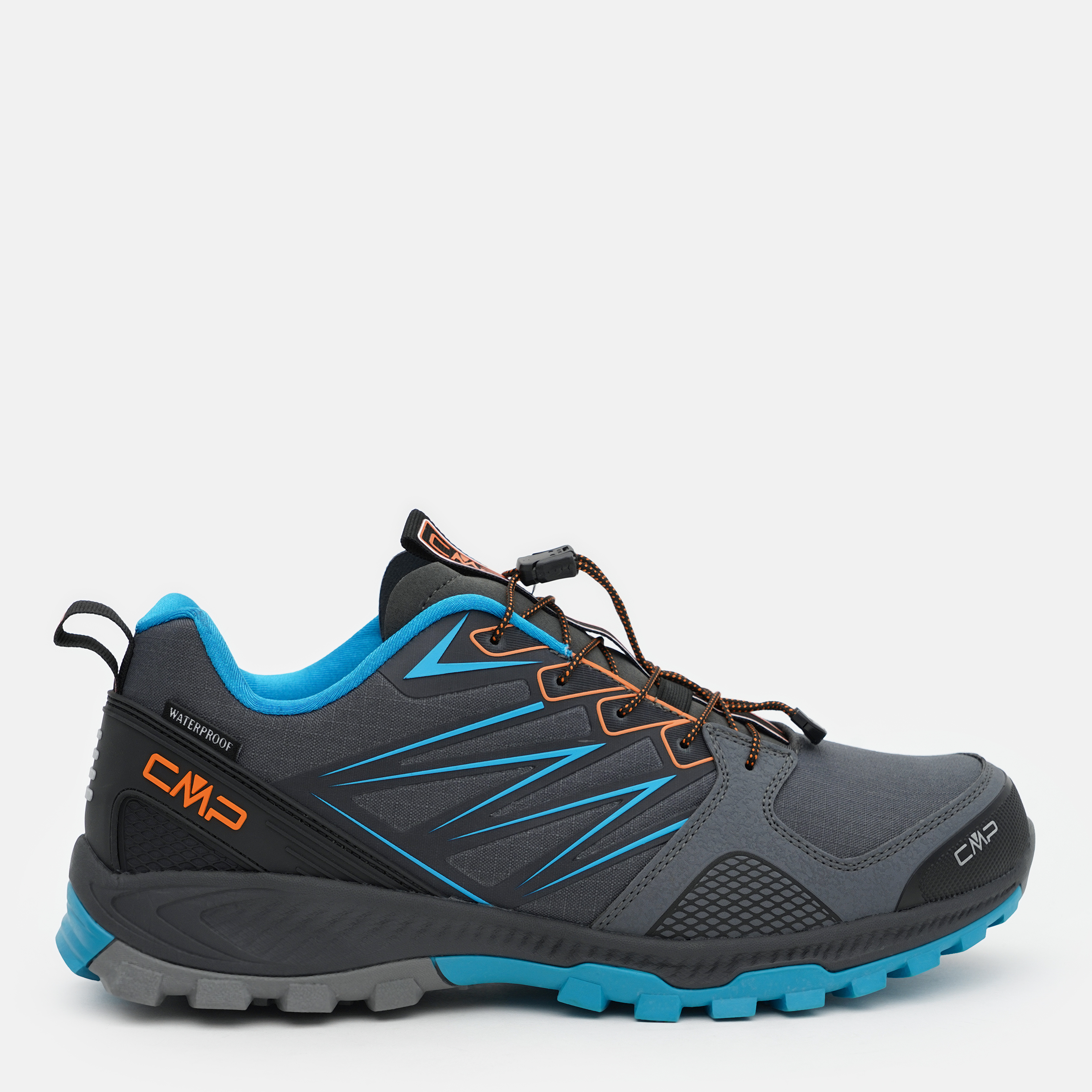 Акція на Чоловічі кросівки для бігу з мембраною CMP Atik Wp Trail Running Shoes 3Q31147-47UN 42 27 см Antracite/Reef від Rozetka