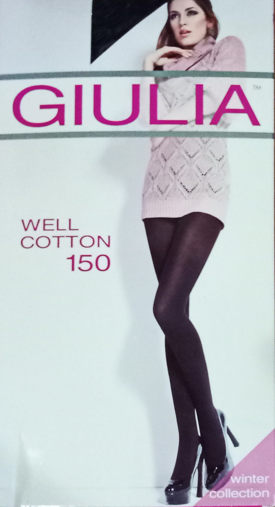 

Колготи Giulia 150 Den nero 4 (артикул Well Cotton-150)