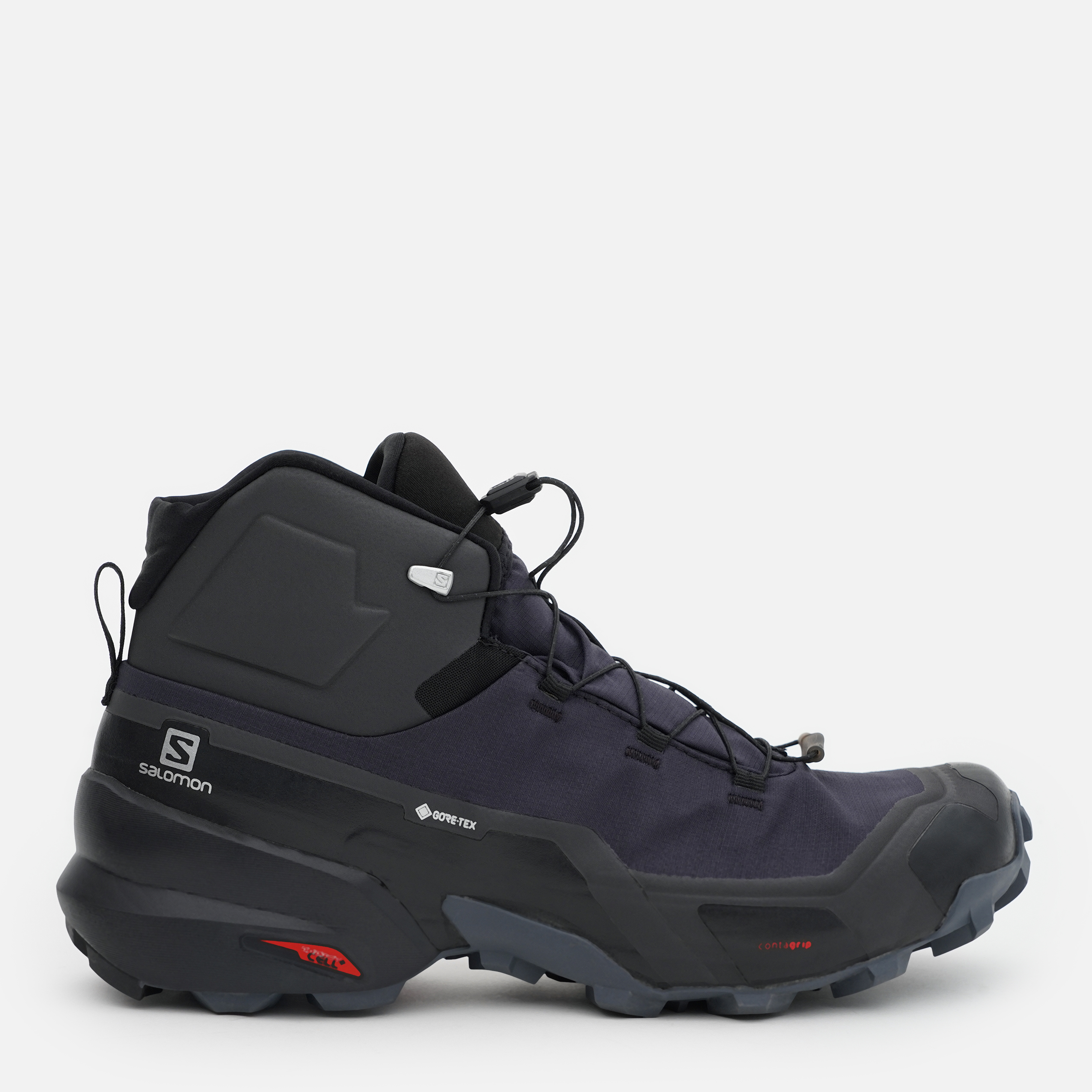 Акція на Чоловічі черевики для туризму з Gore-Tex Salomon Cross Hike Mid Gtx L41118500 46.5 (11.5) 29.5 см Чорні від Rozetka