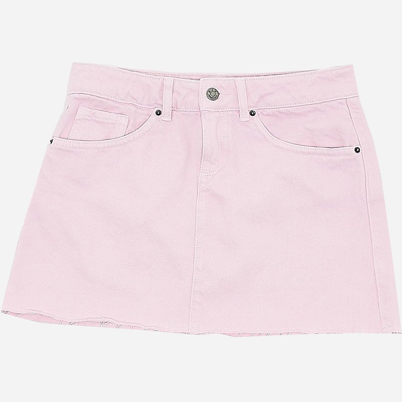 Акція на Спідниця джинсова міні літня жіноча Jennyfer XAZ411390ZXYR 36 Рожева від Rozetka
