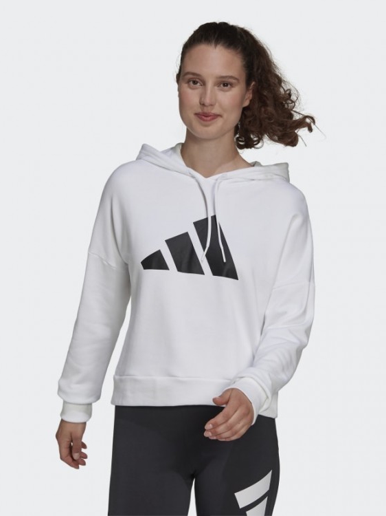 Акція на Худі жіноче Adidas W Fi 3B Hoodie H24083 L Біле від Rozetka