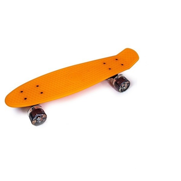Скейт Пенни Борд со светящимися колёсами. Penny Board Maraton с декой ...