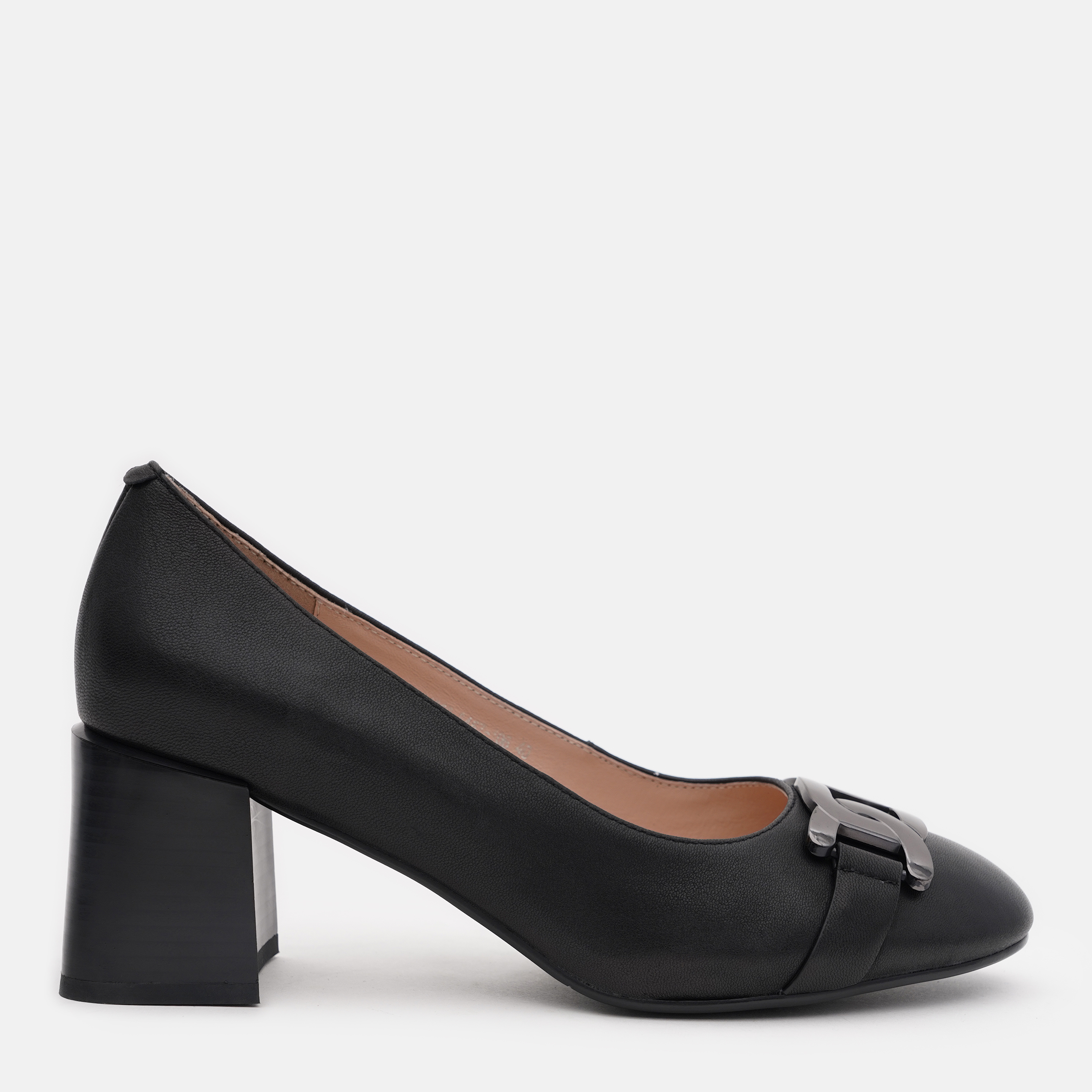 Акція на Жіночі туфлі зі шкіри Blizzarini A1663-8457-106 38 (24.5 см) Чорні від Rozetka