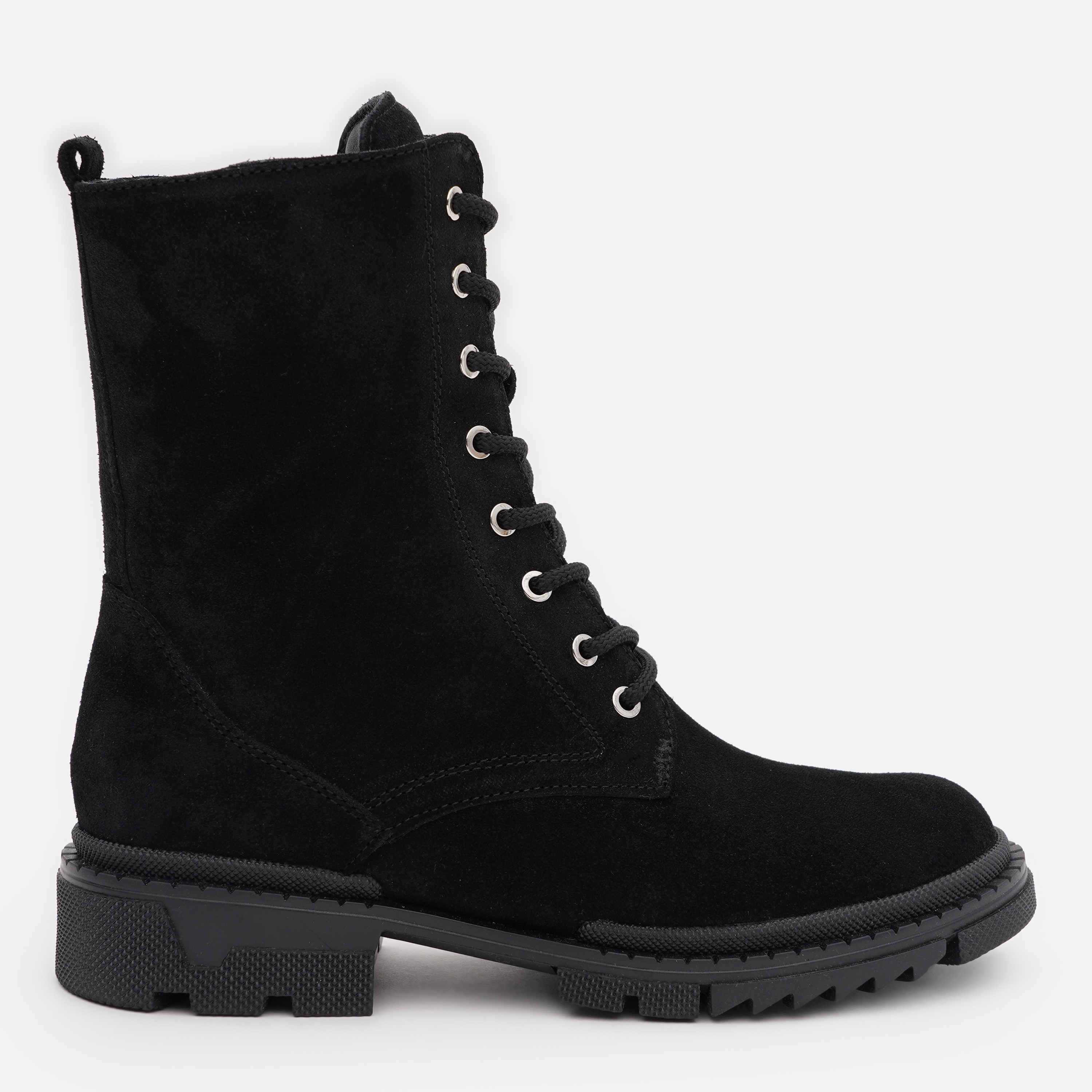 Акція на Жіночі зимові черевики високі Tuto Vzuto 6460-1-Z 36 23.5 см Чорні від Rozetka