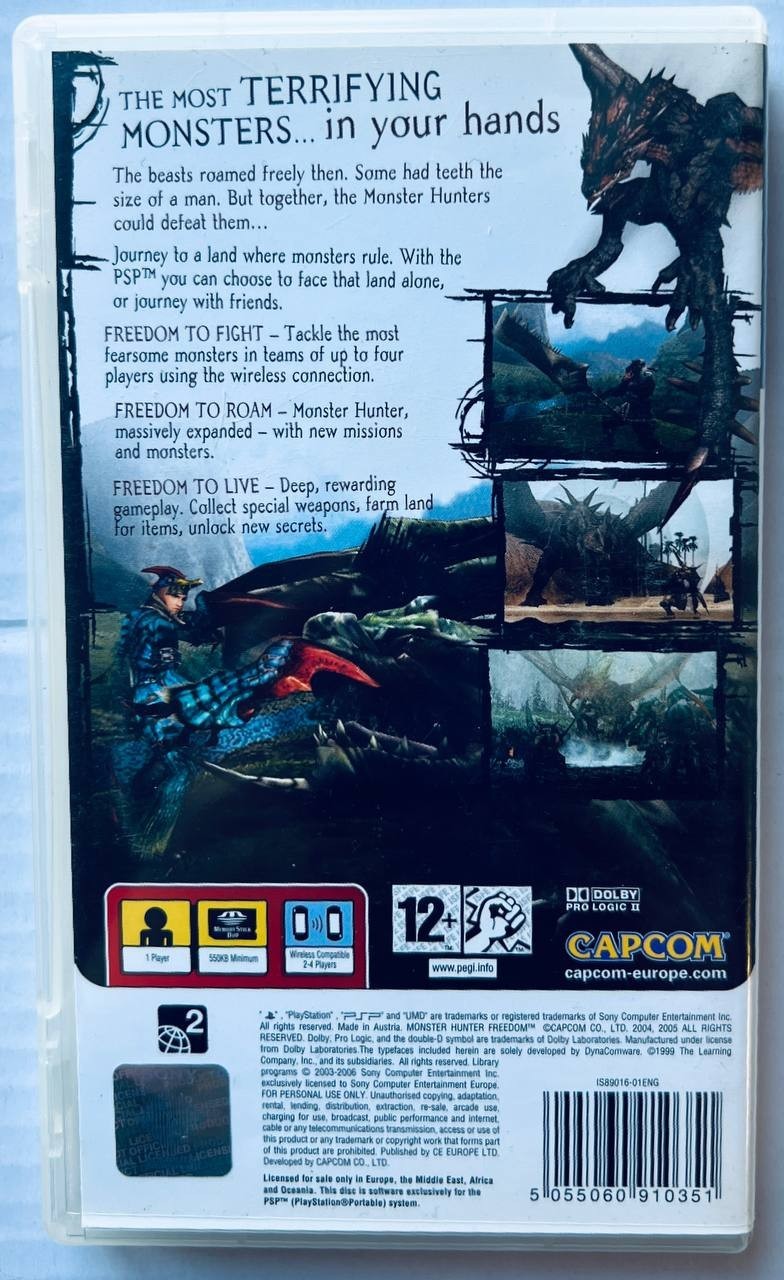 ROZETKA » Monster Hunter Freedom, Б/У, английская версия - UMD-диск для PSP  от продавца: RetroGaming Shop купить в Украине: цена, отзывы