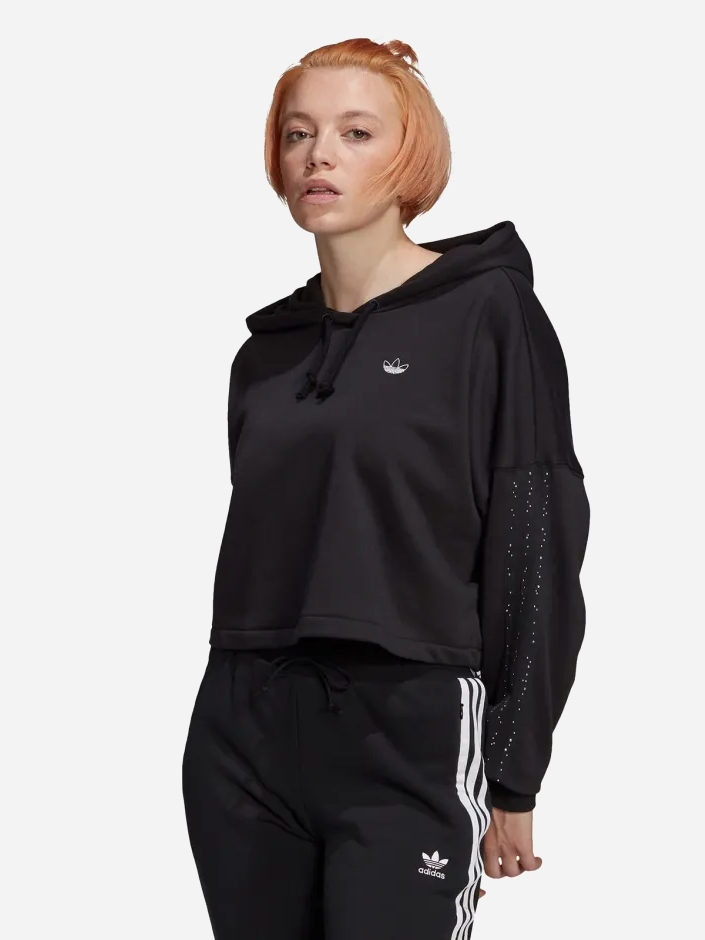 Акція на Худі жіноче Adidas Bb Cp Hoodie GC6792 44 Чорне від Rozetka