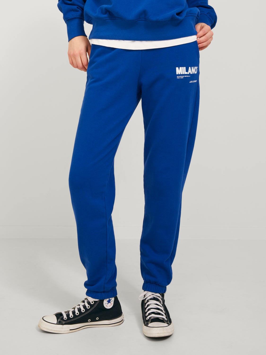 Акція на Спортивні штани жіночі JJXX XAZ442764NWPX L Темно-сині від Rozetka