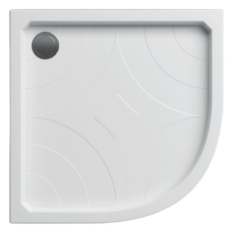 Поддон для душевой кабины KOLLER POOL Grace 80x80x17см полукруглый ...
