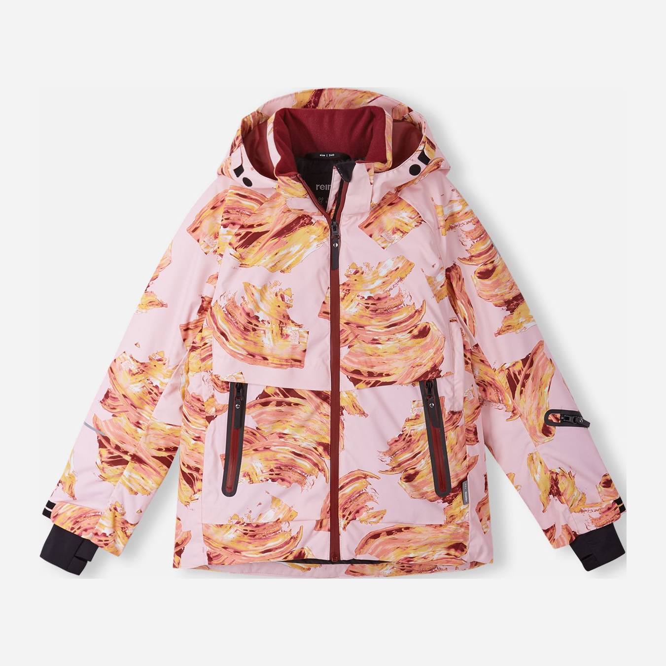 Акція на Дитяча зимова лижна термо куртка для дівчинки Reima Posio 5100076B_4011 122 см Рожева від Rozetka