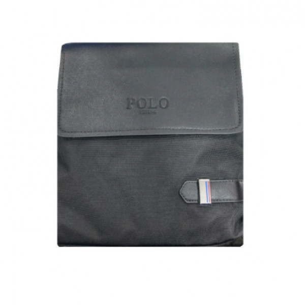 

Мужская сумка через плечо Polo D-03/09 черная, эко-кожа, прямоугольная, регулировка ремня, Сумка через плечо