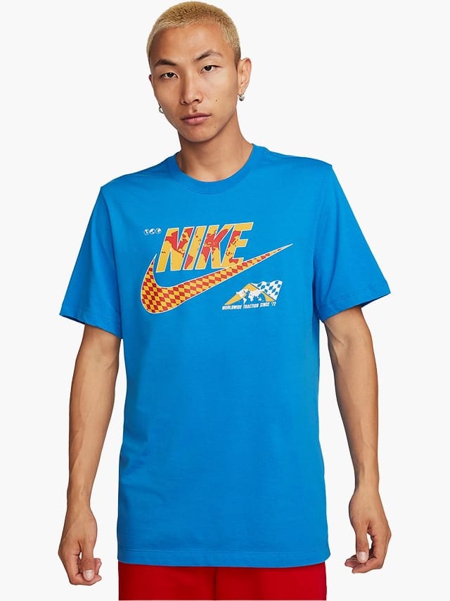 Акція на Футболка довга чоловіча Nike Nike U Nsw Tee Sole Rally Ftra FQ3758-435 L Синя від Rozetka