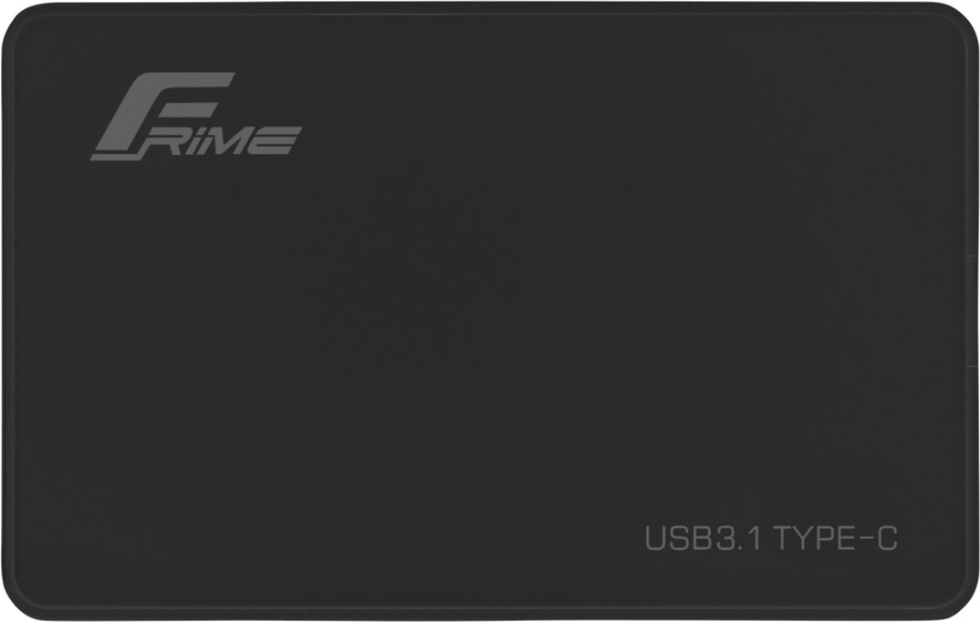 Зовнішня кишеня Frime для 2.5" SATA HDD/SSD Plastic Type-C (USB 3.1) Black (FHE10.25U31)