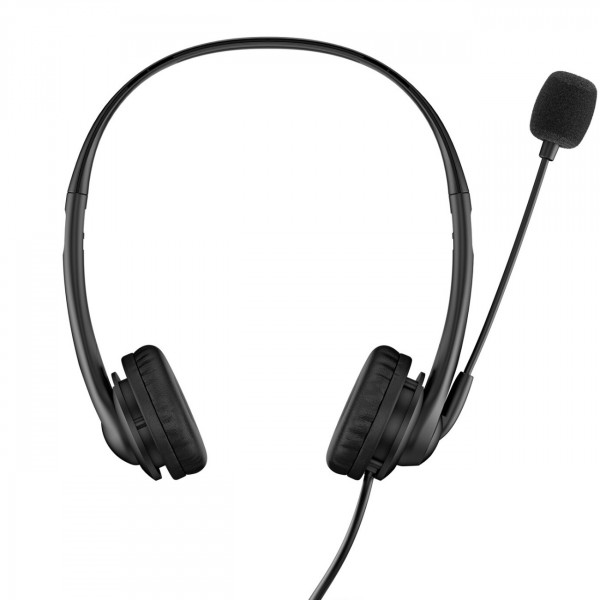 Наушники с микрофоном HP Stereo G2 проводные USB 1.8м черный (428H5AA ...