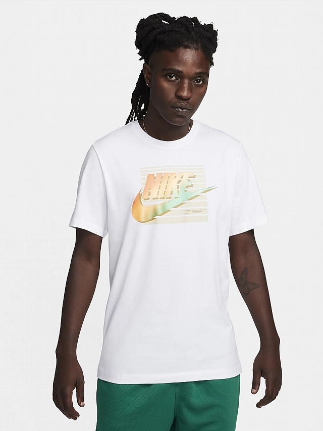 Акція на Футболка довга чоловіча Nike M Nsw Tee 6Mo Futura FQ7995-113 L Молочна від Rozetka