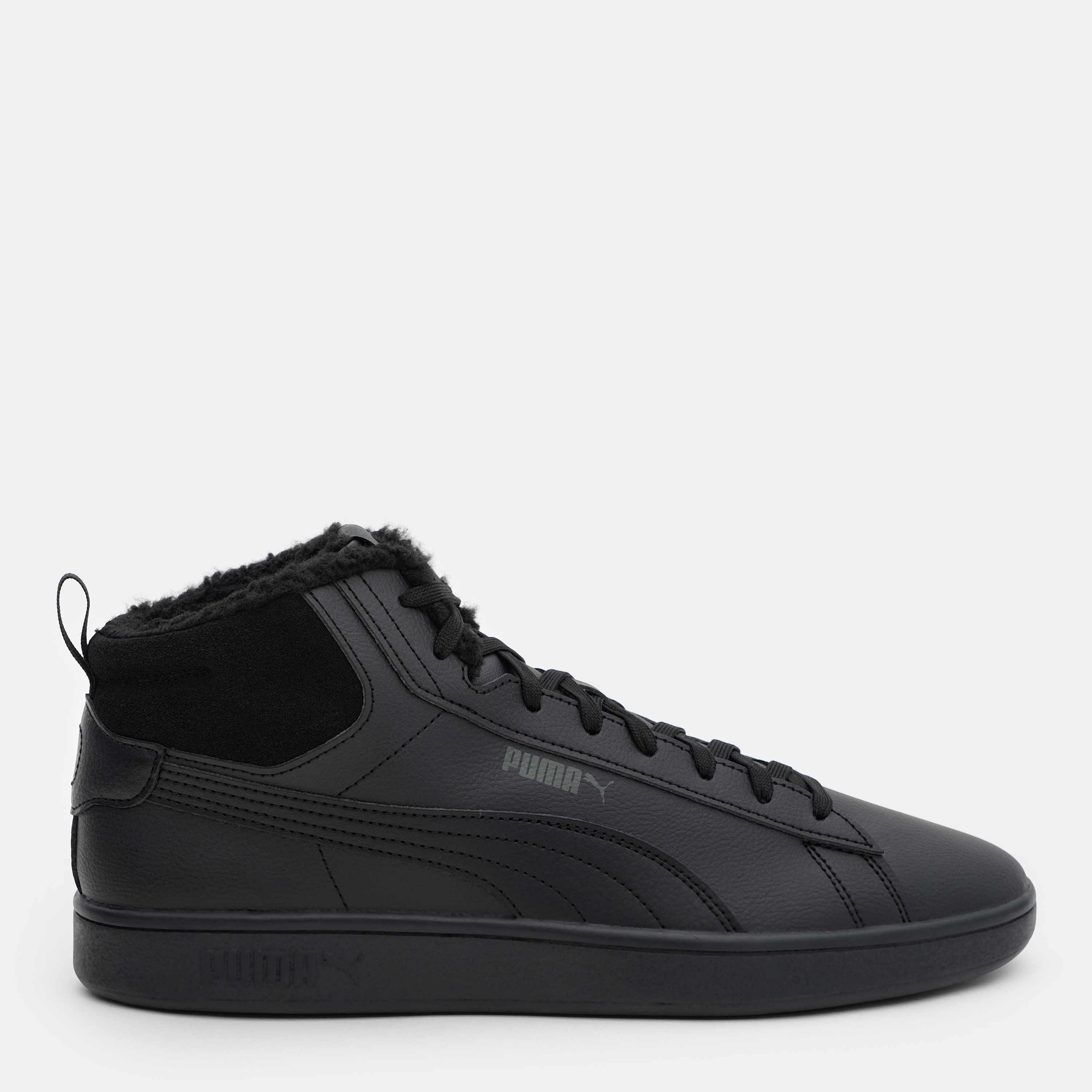 Акція на Чоловічі зимові черевики Puma Smash 3.0 Mid Wtr 39233501 42.5 (8.5UK) 27.5 см Puma Black-Shadow Gray від Rozetka