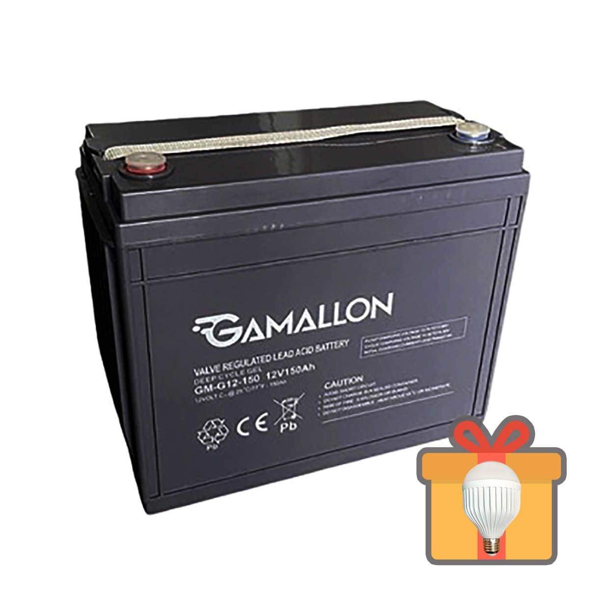 Гелевый аккумулятор 150ah Gamallon GM-G12 150 ампер 12 вольт для ...