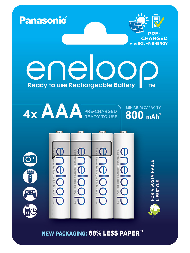 Аккумулятор Panasonic Eneloop Bk 4mcde 4cp Aaa Hr03 800mah Lsd Ni