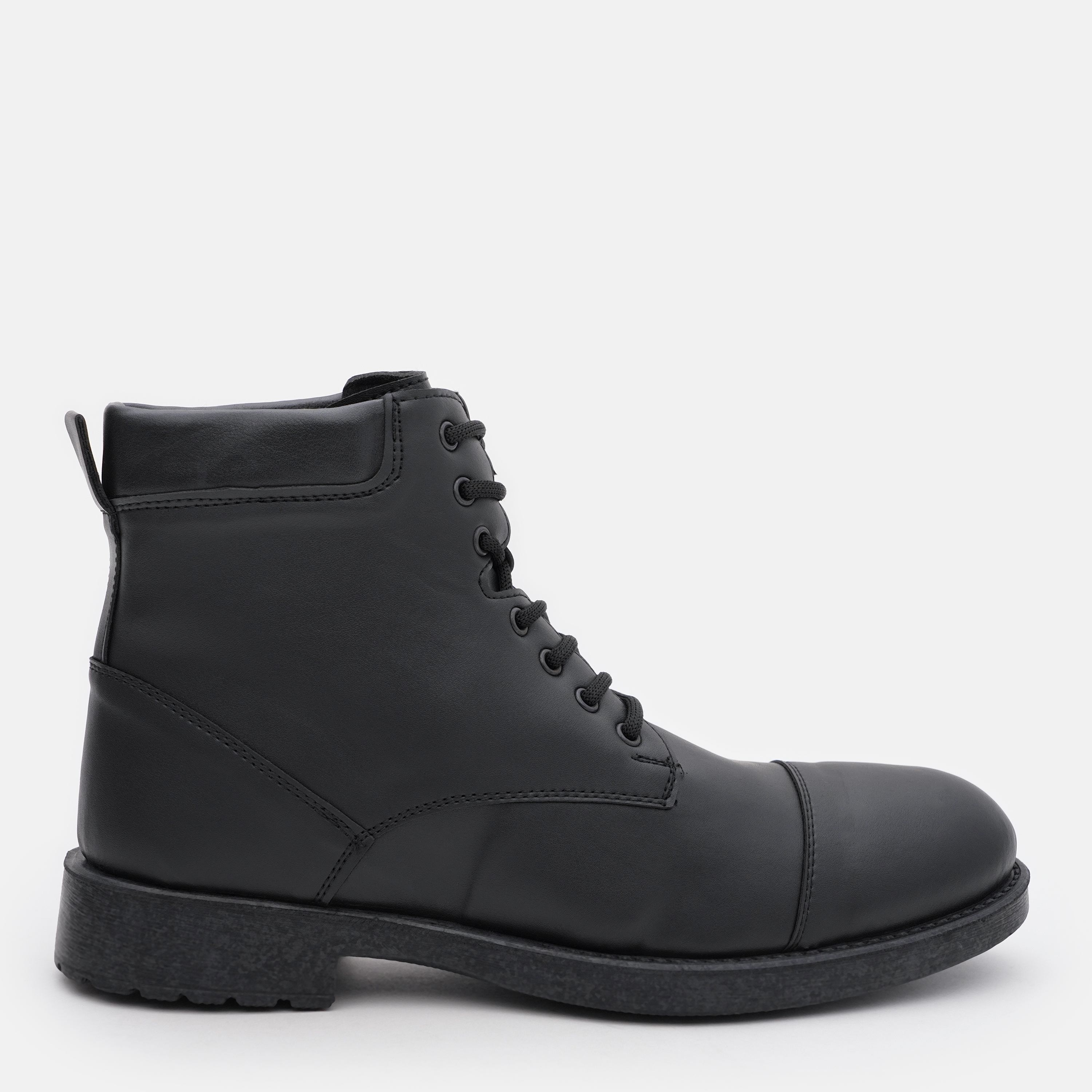 Акція на Взуття чоловіче черевики DeFacto W5536AZ 41 Чорні від Rozetka