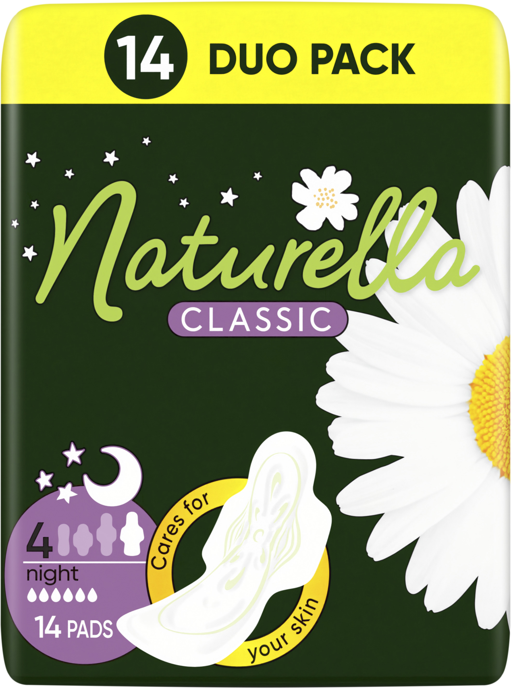 ROZETKA | Гигиенические прокладки Naturella Classic Night (Размер 4) 14 шт  (4015400437932) – купить в Киеве. Низкая цена на Гигиенические прокладки  Naturella Classic Night (Размер 4) 14 шт (4015400437932), отзывы покупателей