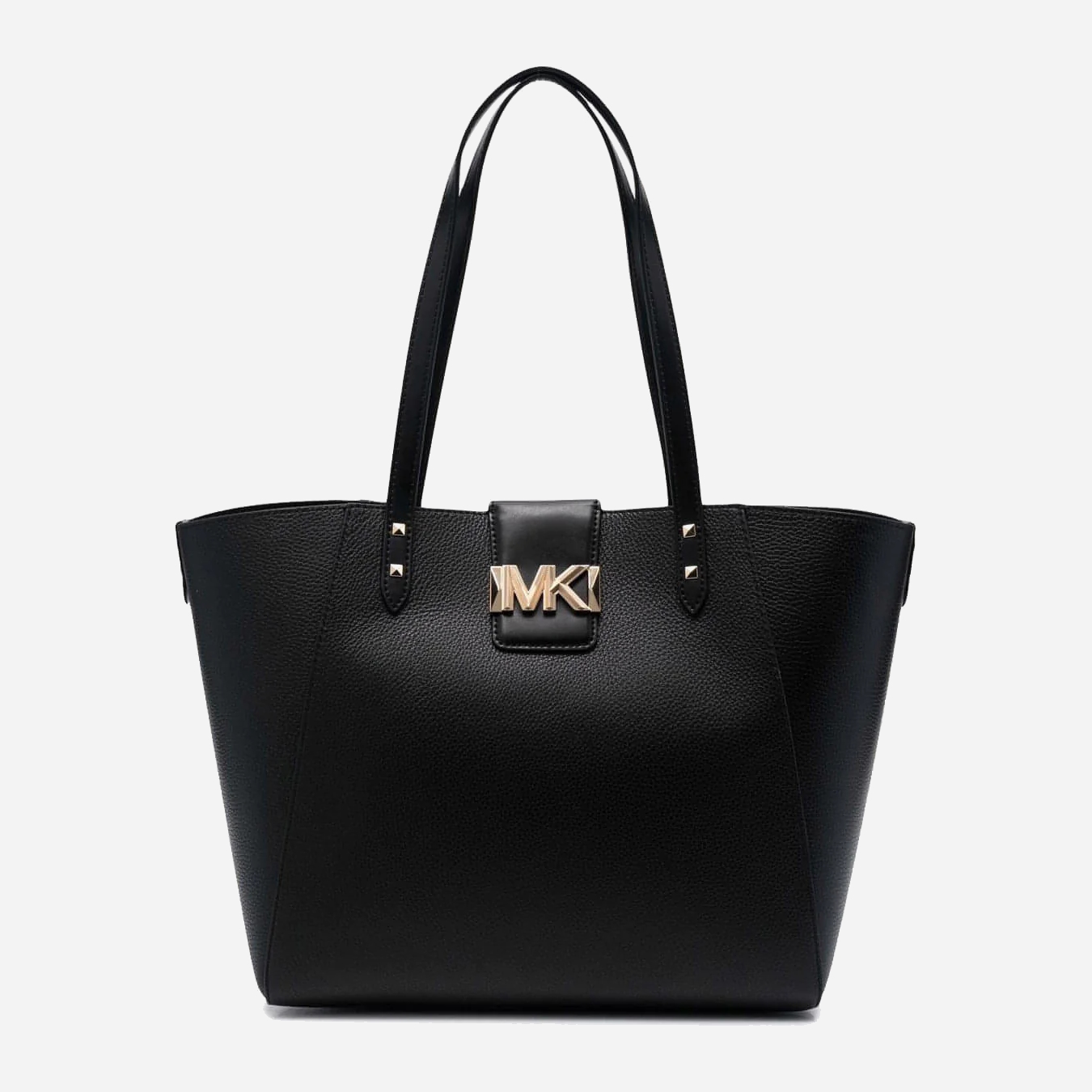 Акція на Сумка шопер жіноча шкіряна Michael Kors 30S2GCDT3L-001 Чорна від Rozetka