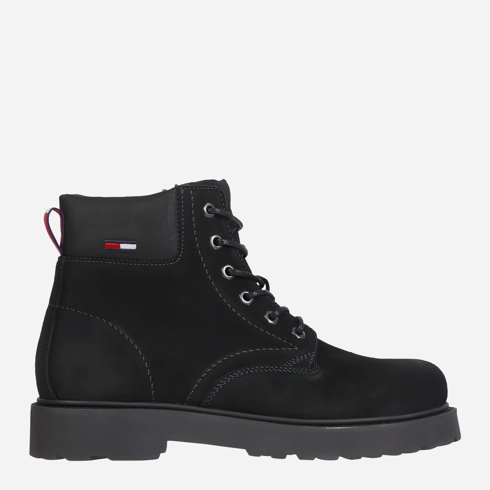Акція на Чоловічі черевики високі Tommy Jeans THIEM0EM01059BDS 41 Чорні від Rozetka