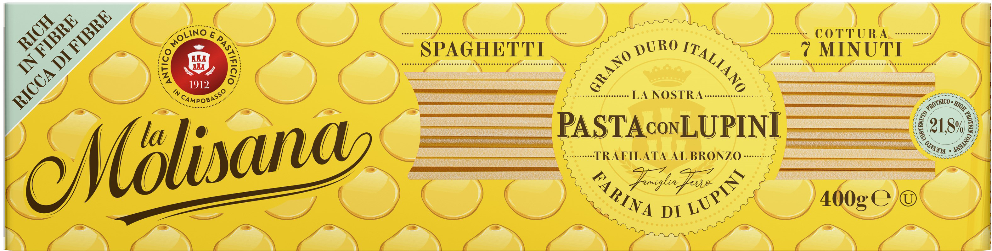 Макарони La Molisana Spaghetti Lupini 400 г (8004690486160) – купить по ...
