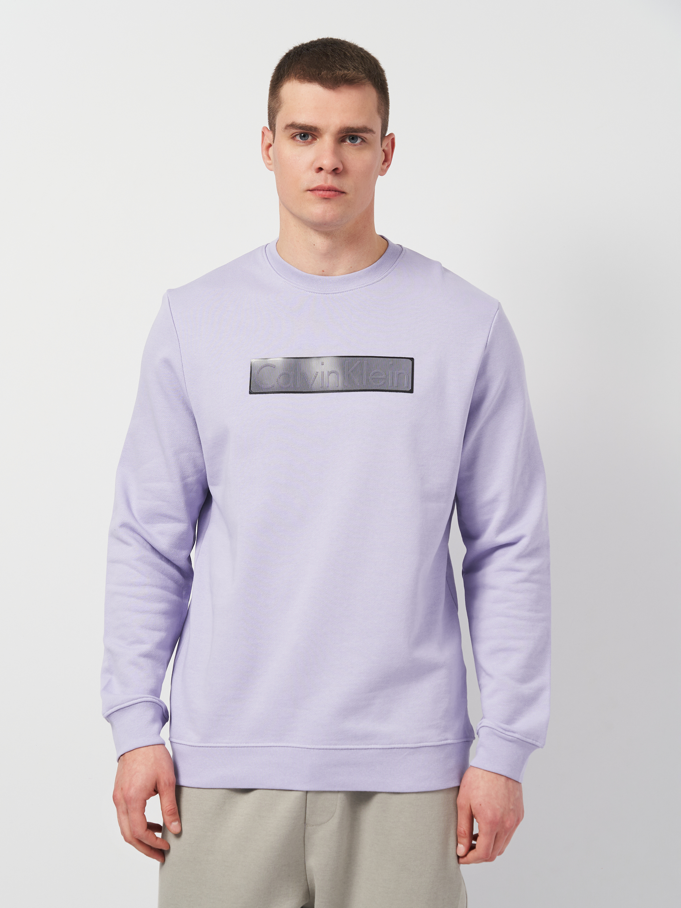 Акція на Світшот чоловічий Calvin Klein Jeans 11295.4 XL (50) Фіолетовий від Rozetka