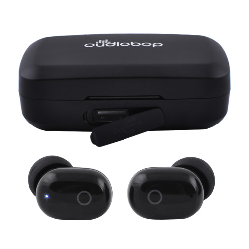 

Беспроводные bluetooth-наушники OudioBop OD-BT011 с кейсом, индикация заряда, black