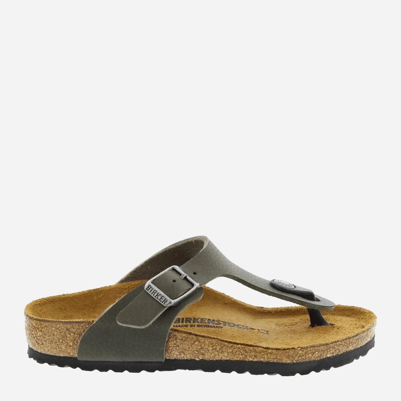 Акція на Дитячі в'єтнамки для дівчинки Birkenstock GIZEH Kids Birko-Flor Narrow 33 Зелені від Rozetka