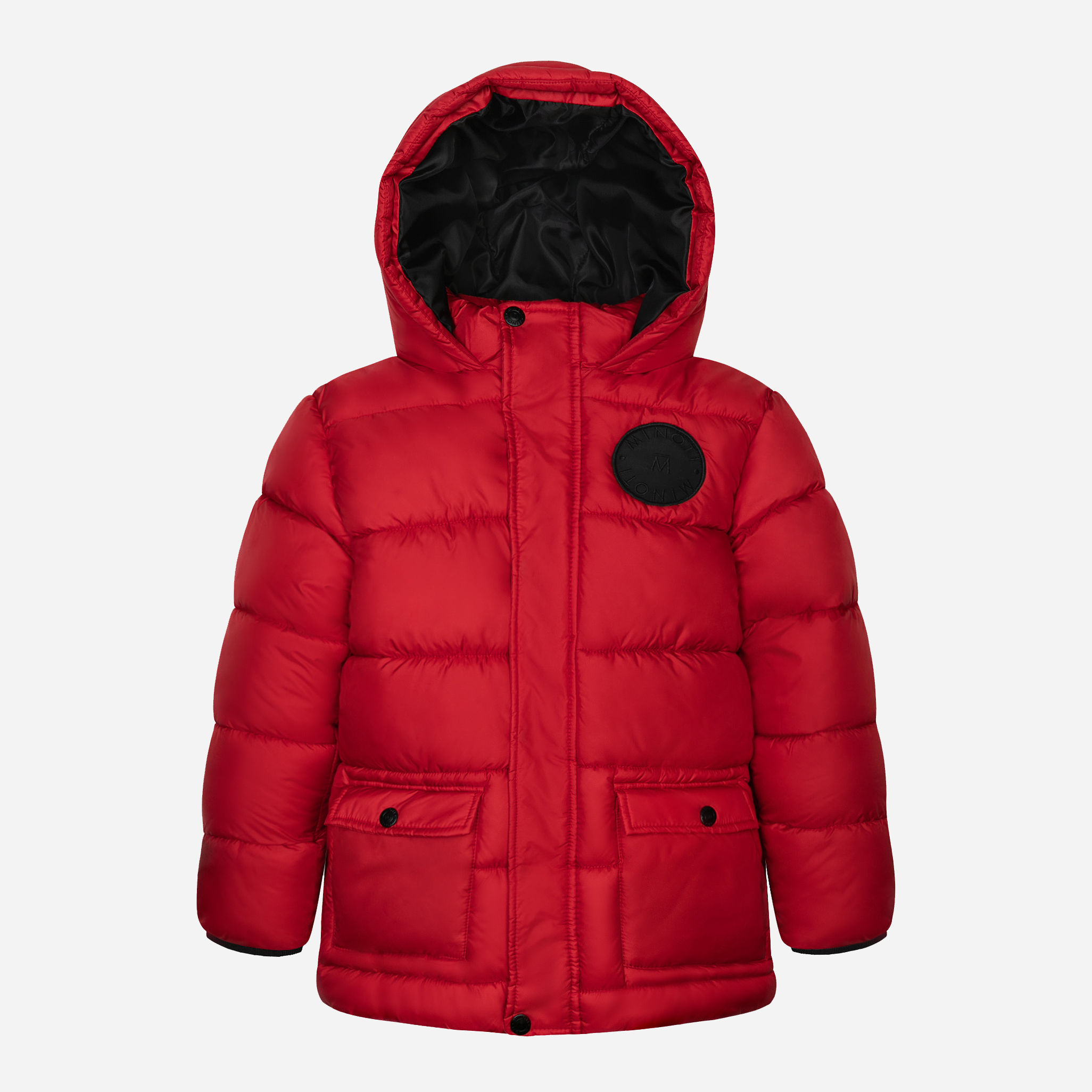 Акція на Дитяча зимова куртка для хлопчика Minoti 11COAT 12 37375KID 86-92 см Червона від Rozetka